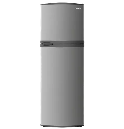 DFR-9010DMX ⋆ Refrigerador 9 ft³ dos puertas Daewoo color grafito